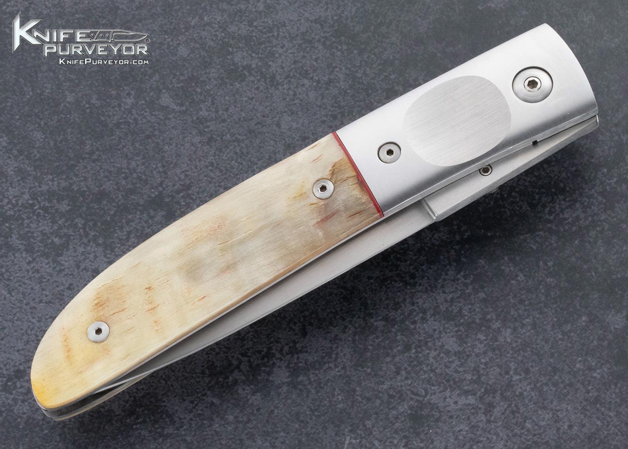 Mel-Pardue-Custom-Knife-Polished-Ramshorn-Linerlock-