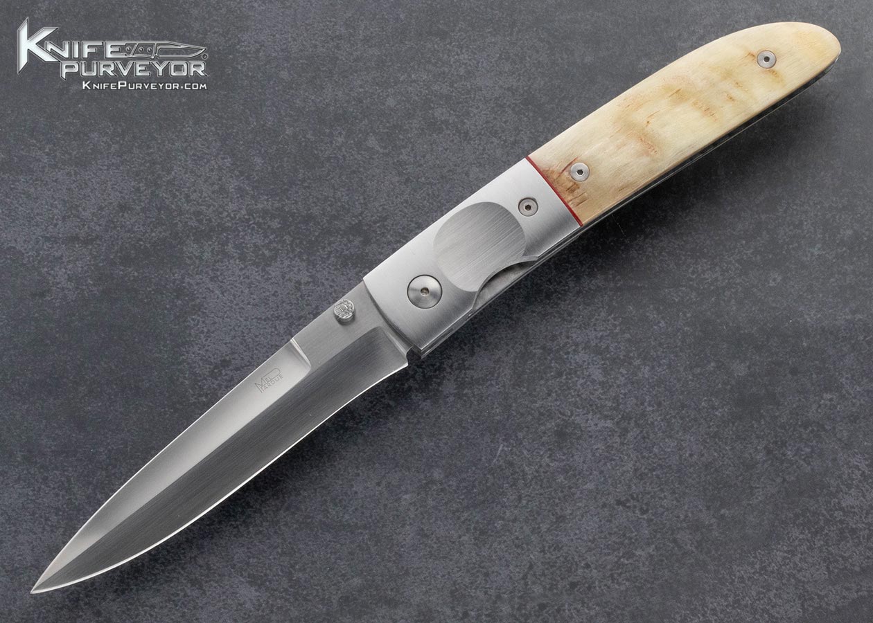 Mel-Pardue-Custom-Knife-Polished-Ramshorn-Linerlock-