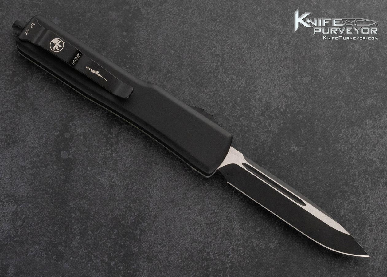 Microtech Custom Knife UTX-70 Jade Green G-10 OTF Automatic