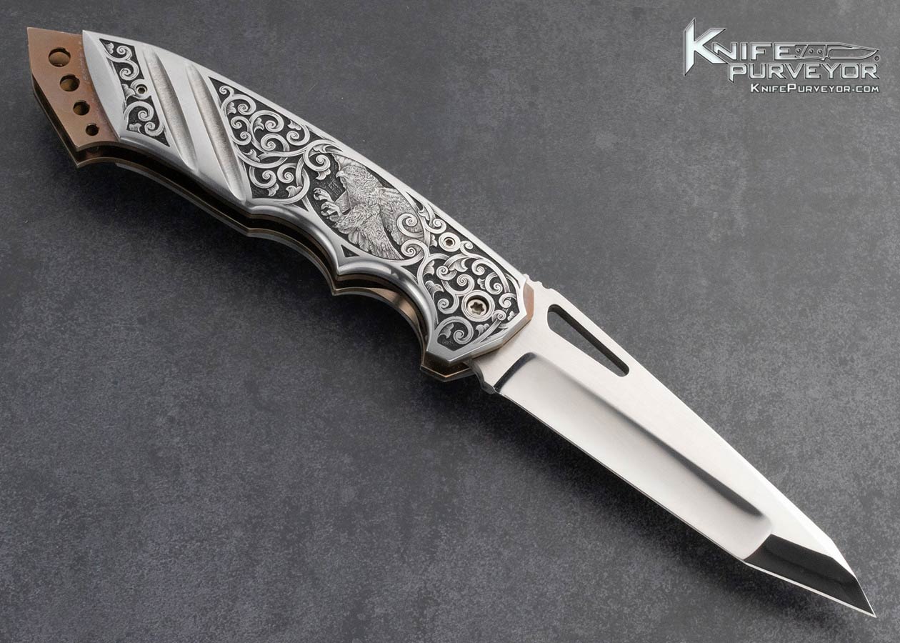 Reese-Weiland-Custom-Knife-Engraved-Automatic-Linerlock-