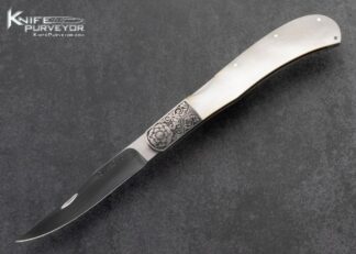 Rick-Eaton-Custom-Knife-Sole-Authorship-Engraved-Pearl-Trapper-Lockback-