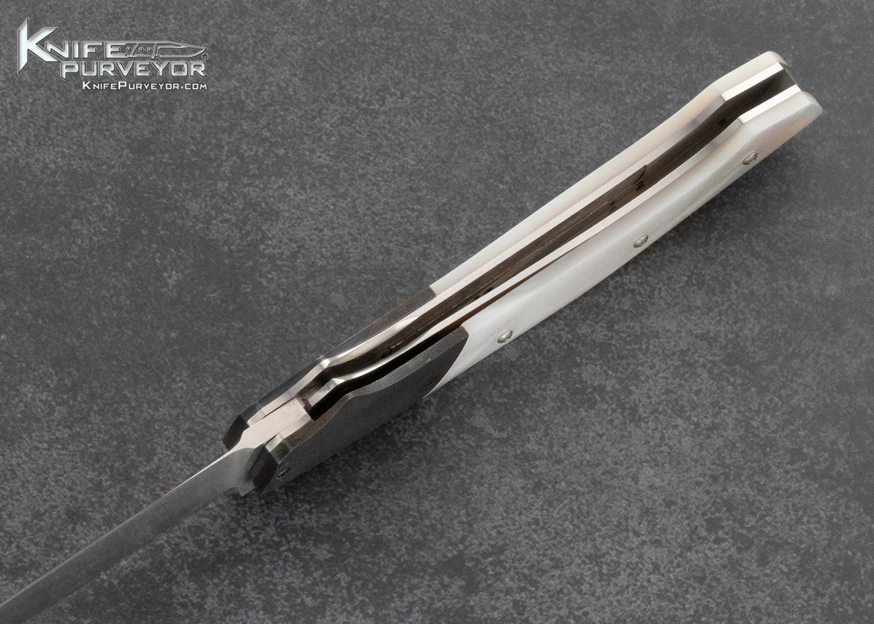Tim-Herman-Custom-Knife-Damascus-and-Mother-of-Pearl-Linerlock-