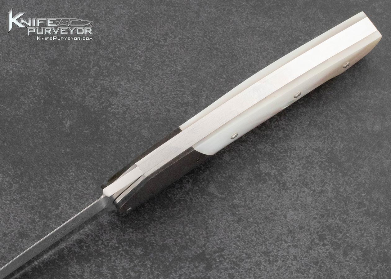 Tim-Herman-Custom-Knife-Damascus-and-Mother-of-Pearl-Linerlock-