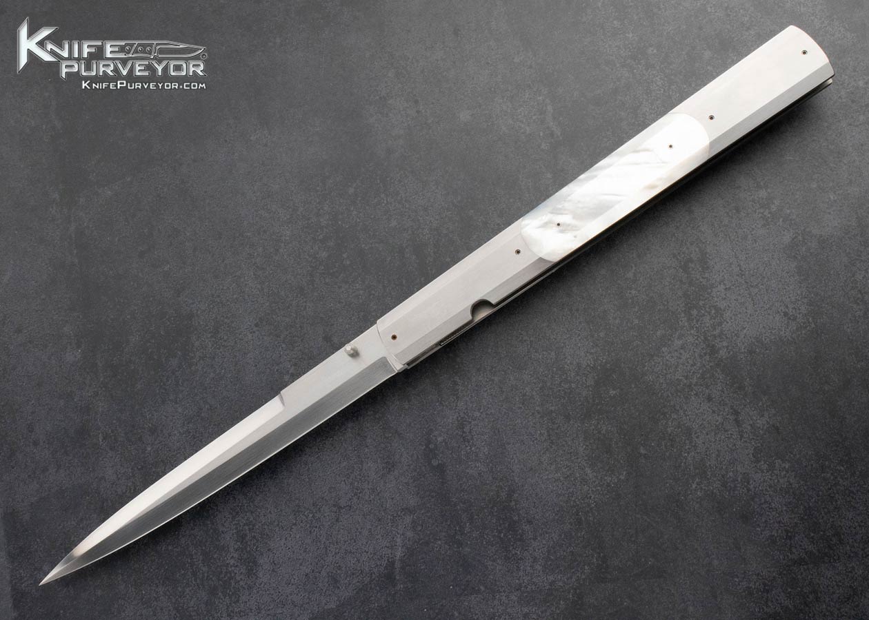 Jeff-Chaffee-Custom-Knife-Mother-of-Pearl-Linerlock-Dagger-