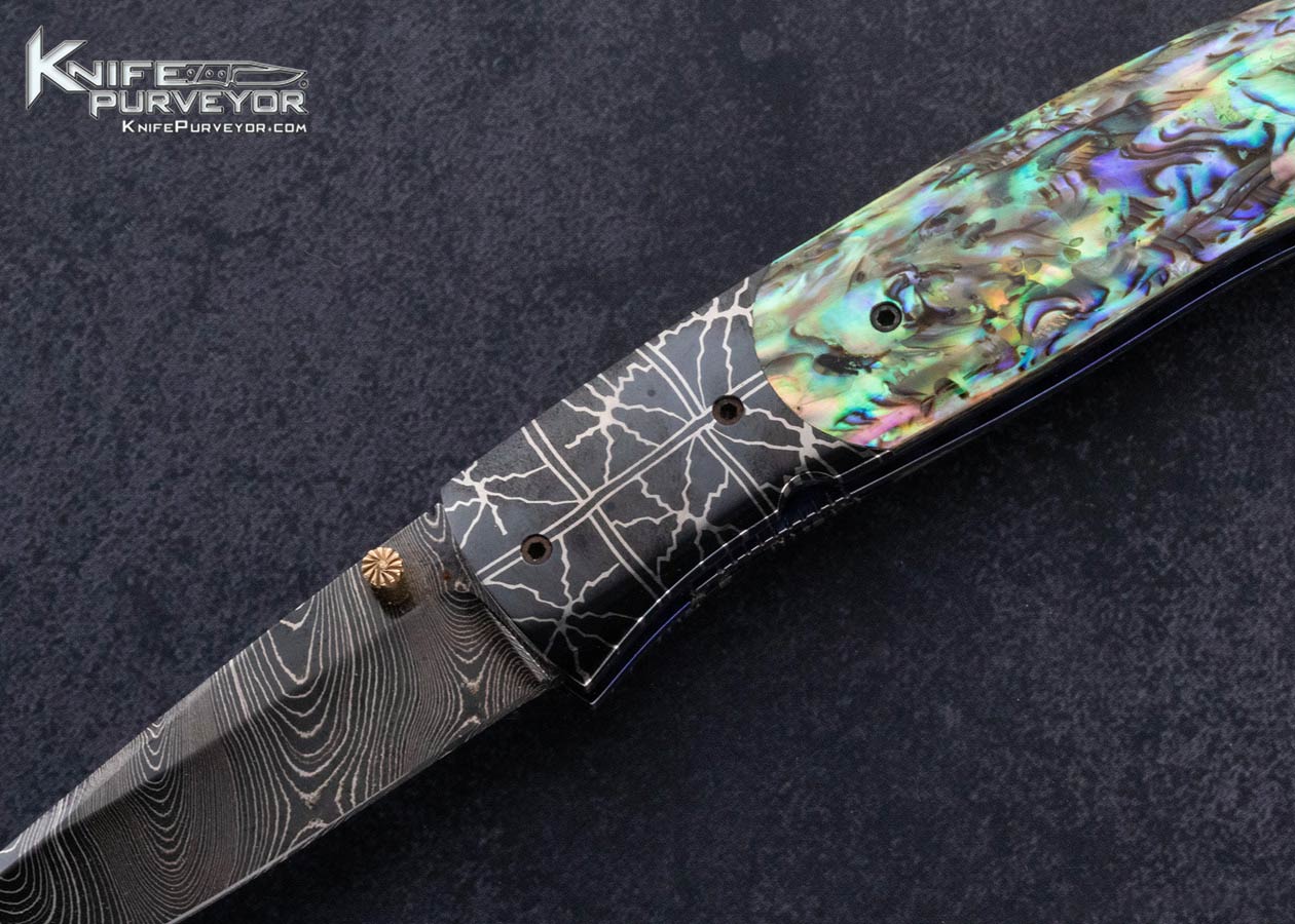 Jeff-Chaffee-Custom-Knives-Damascus-and-Abalone-Linerlock-