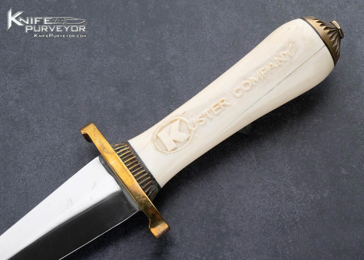 Randall Knives Custom Knife Carved Mammoth Dagger - Knife Purveyor