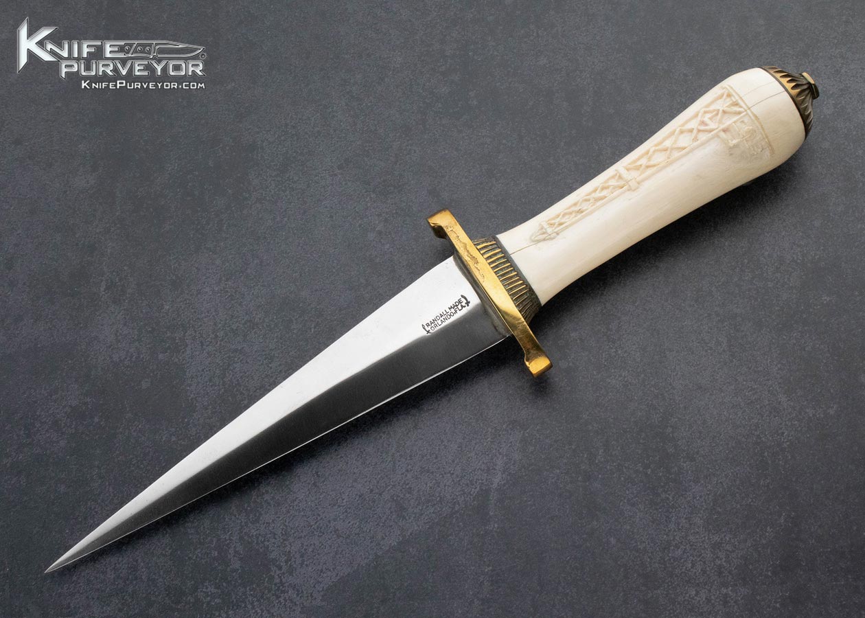 Randall Knives Custom Knife Carved Mammoth Dagger - Knife Purveyor