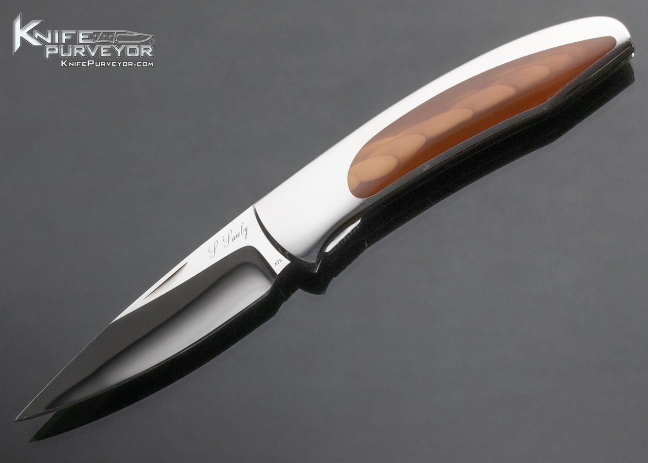 Scott Sawby Custom Knife Bruneau Jasper Interframe Tern Selflock 3757