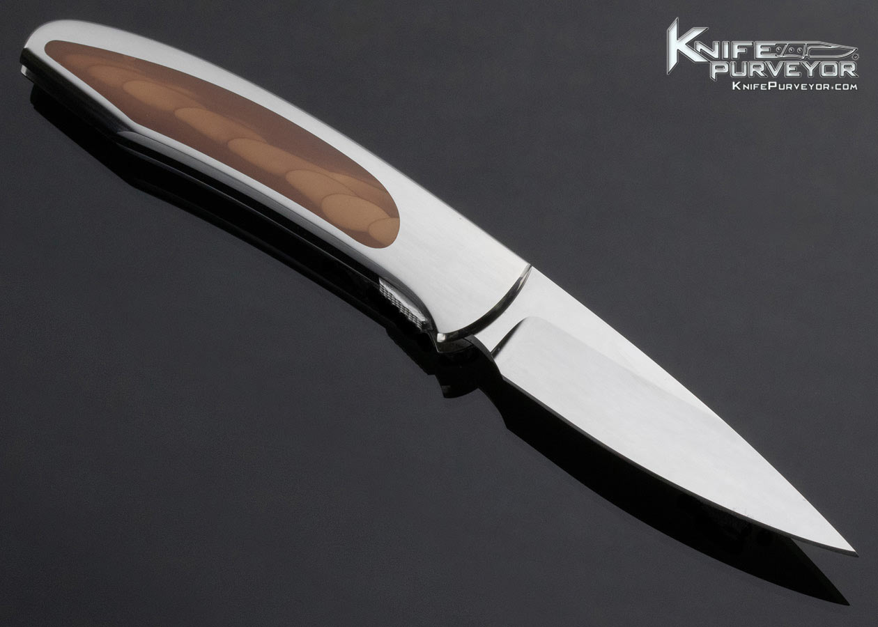 Scott Sawby Custom Knife Bruneau Jasper Interframe Tern Selflock - Image 3