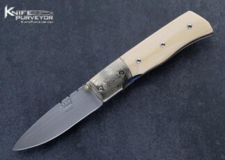Bill King Custom Knife Mokume and Mammoth Linerlock 16026