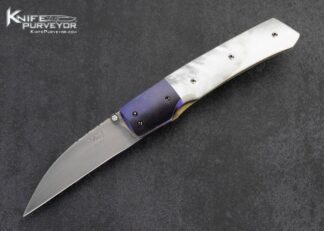 Bill King Custom Knife Mother of Pearl Linerlock 16030