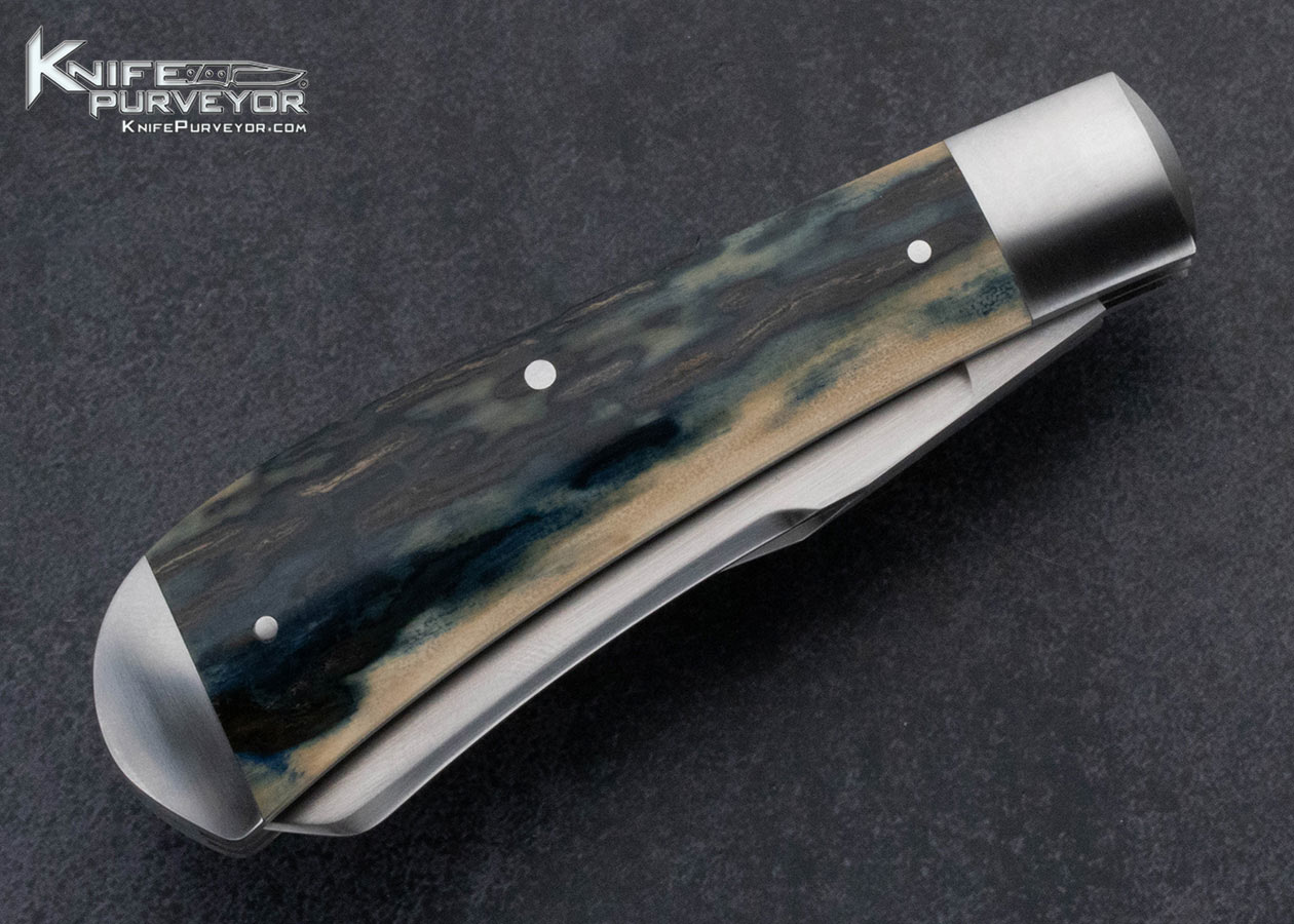Jim-Dunlap-Custom-Knife-Creamy-Mammoth-2-Blade-Trapper-Slipjoint-15530