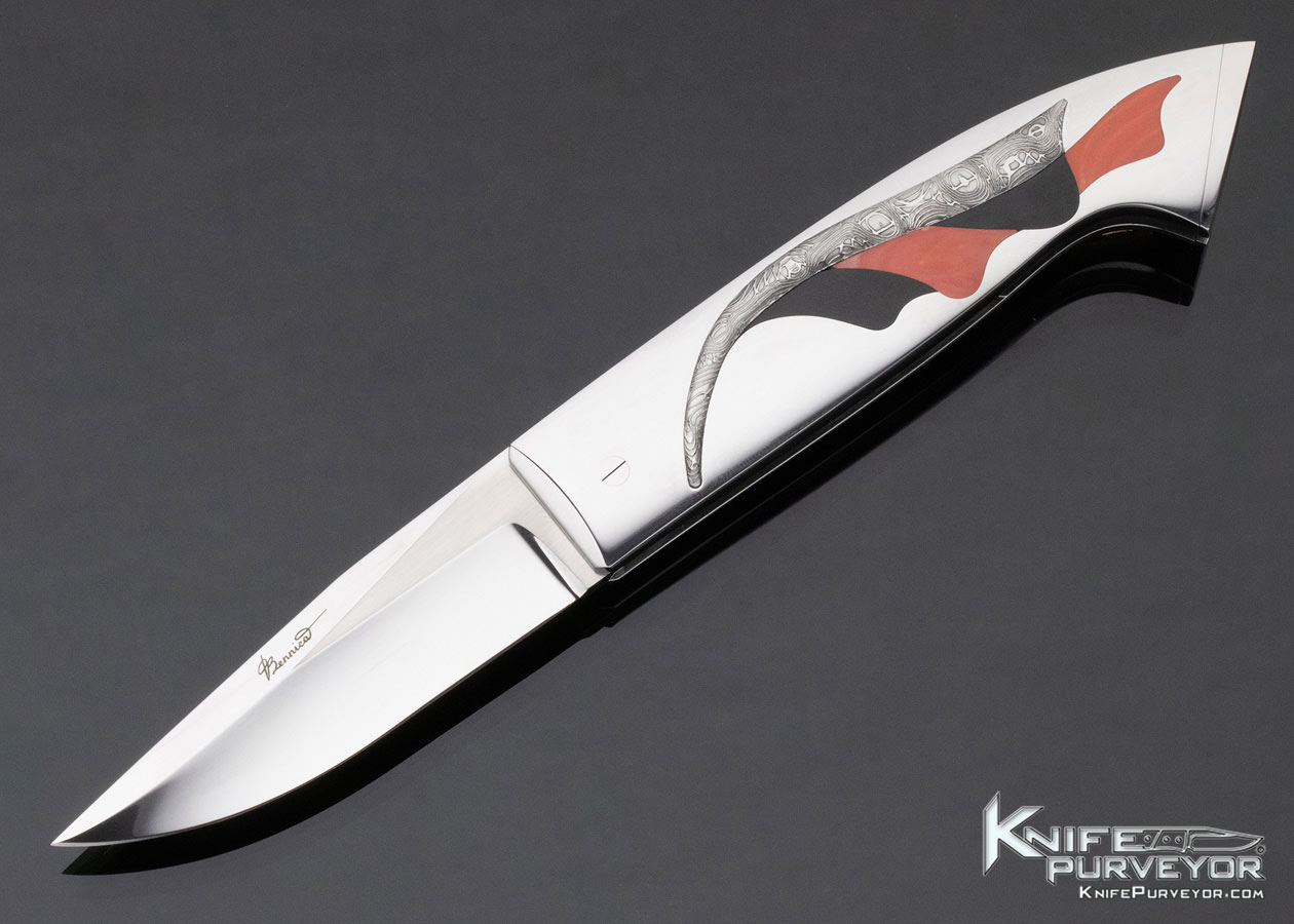 Charlie Bennica Custom Knife Folding Knife Rear Lock 1930 Rear Lock 12672