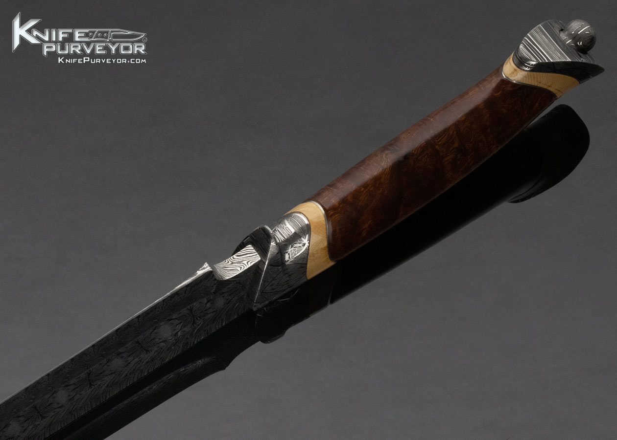 Conny Persson Custom Knife Ironwood Mosaic Damasteel Damascus - Image 6