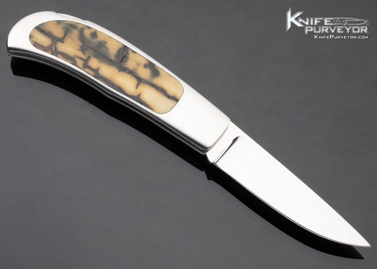George Herron Custom Knife Mammoth Interframe Lockback Folder - Image 3