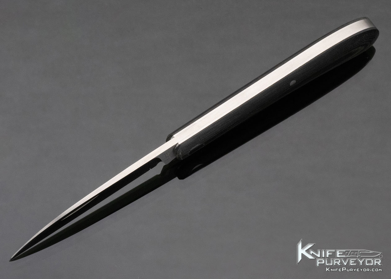 Reese Bose Custom Knife Micarta Shadow Pattern Slip Joint - Image 5