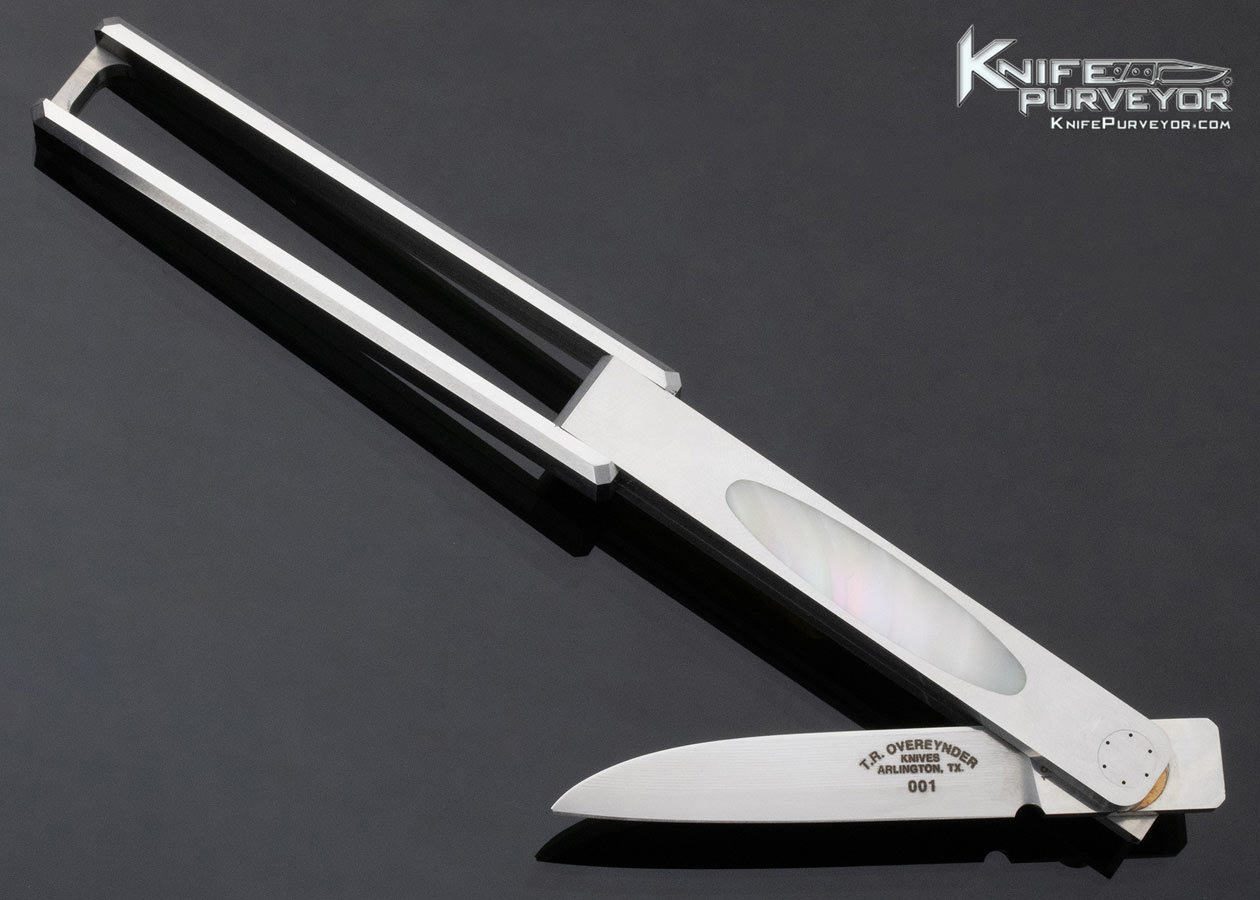 T_R-Overeynder-001-1996-Custom-Knife-Pearl-Interframe-Funny-Folder-12853-open 12853