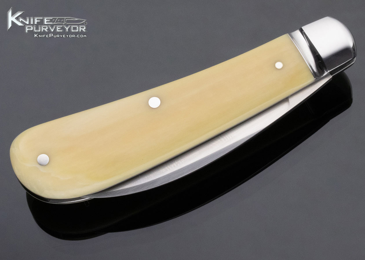 Tony Bose Custom Knife Goat Horn Swayback Jack Slipjoint - Image 5