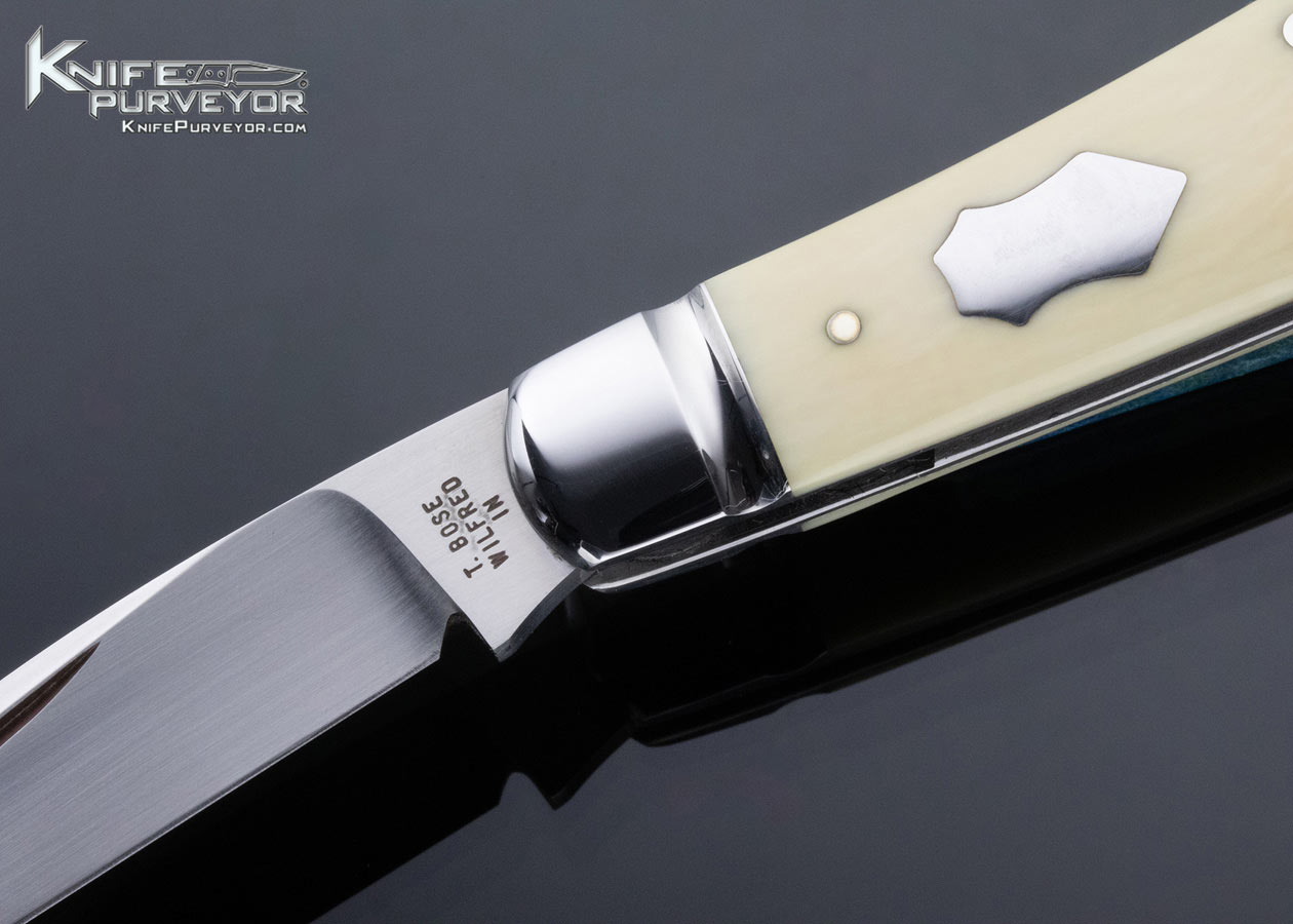 Tony Bose Custom Knife Goat Horn Swayback Jack Slipjoint - Image 2