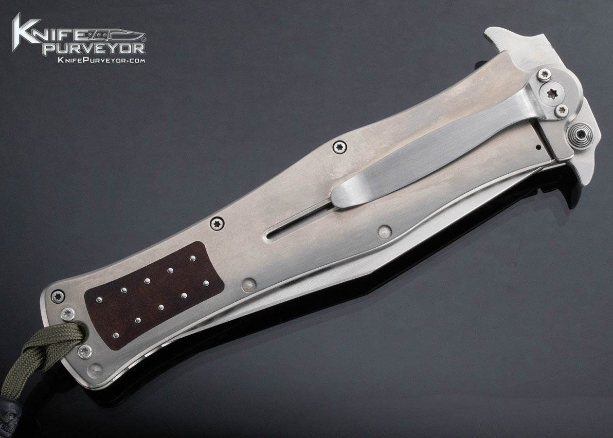 Darrel Ralph Custom Knife Pinned Desert Ironwood Mad Max Framelock
