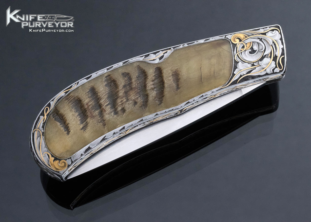 Dick-Hodgson-Custom-Knife-Ram's-Horn-Interframe-Lockback-Engraved-by-Steven-J-Lindsay-16263