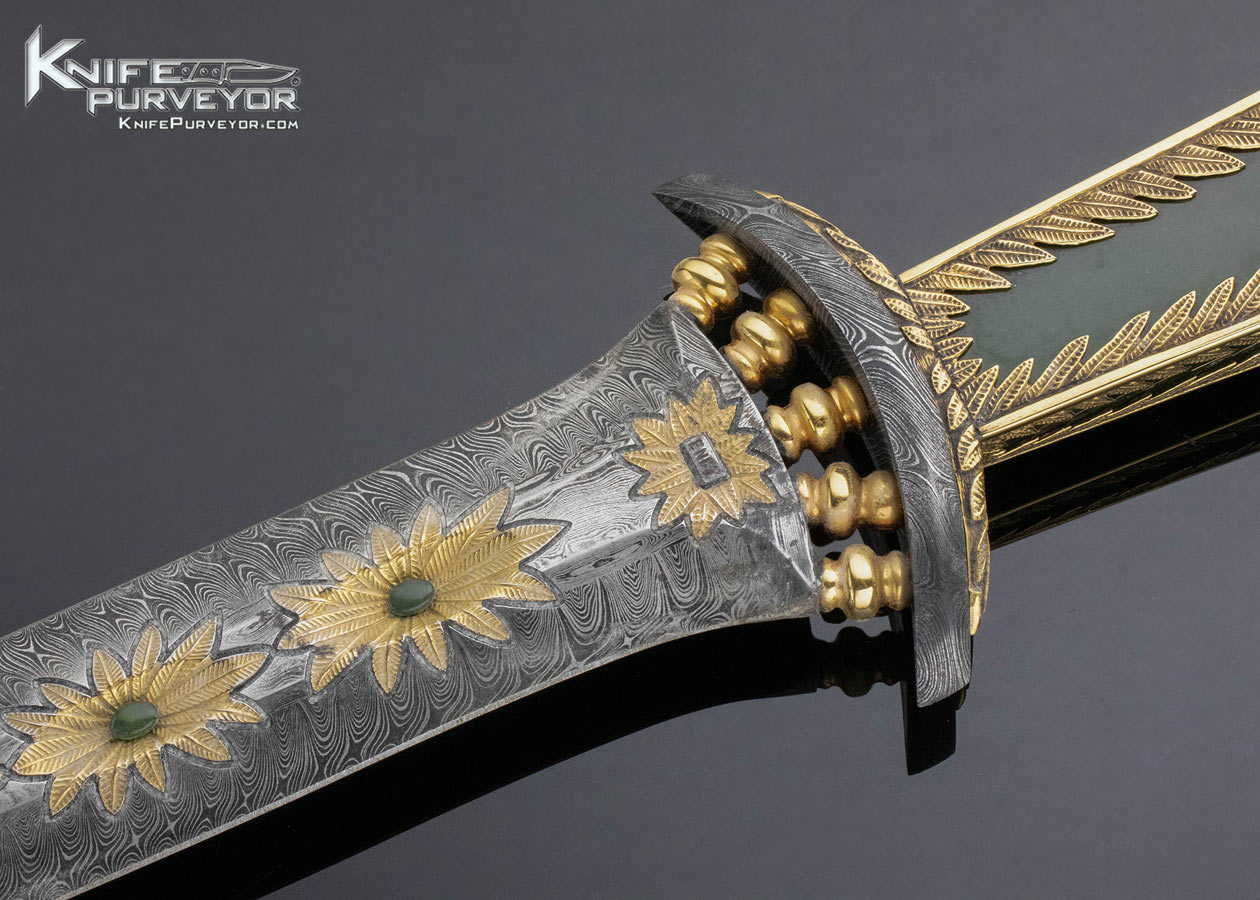 Jim Ence Custom Knife Sole Authorship Starburst Dagger - Image 2