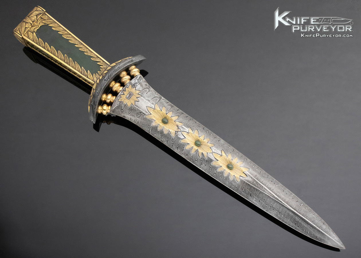 Jim Ence Custom Knife Sole Authorship Starburst Dagger - Image 3