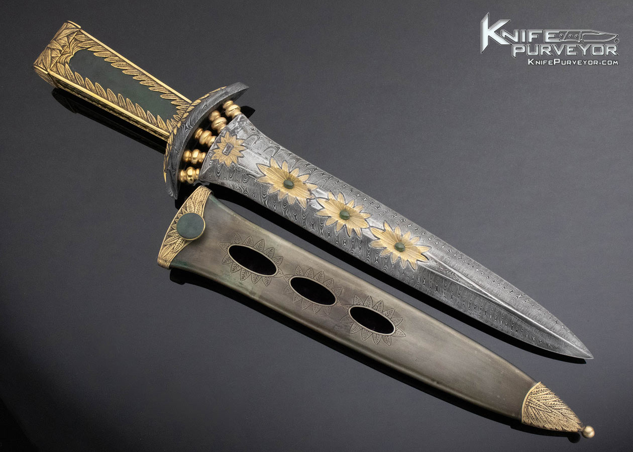 Jim Ence Custom Knife Sole Authorship Starburst Dagger - Image 4