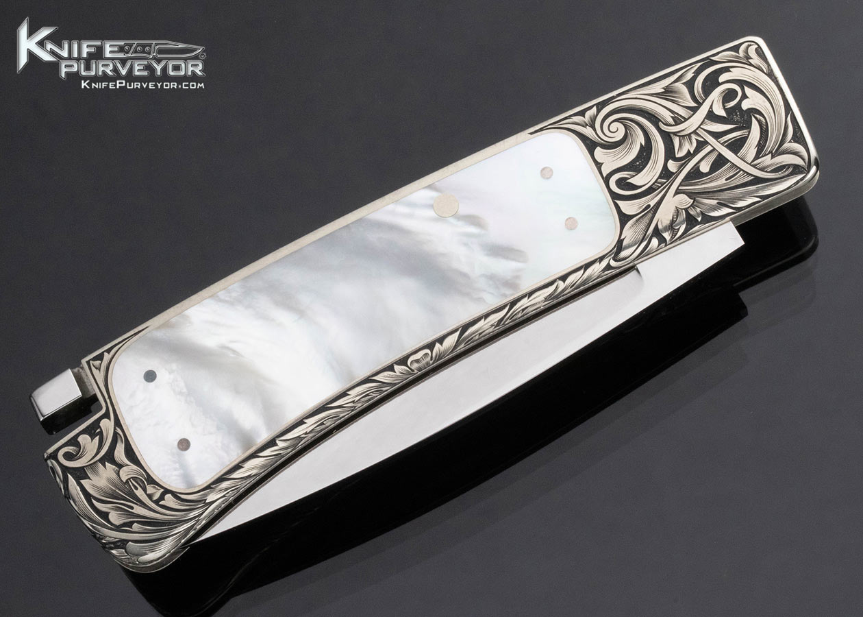 Ron-Lake-Custom-Knife-Mother-of-Pearl-Interframe-Tail-Lock-with-Complete-Coverage-Engraving-by-Ron-Skaggs-16264