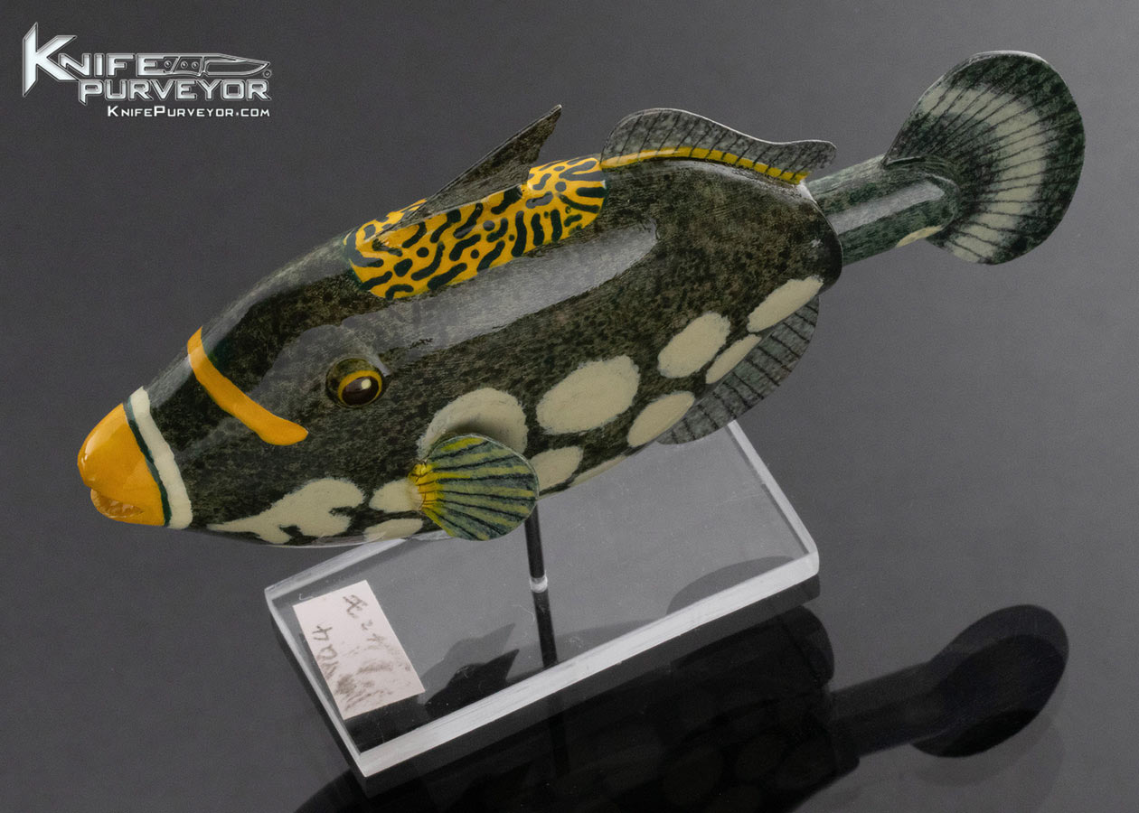 Tsuguo Kurosawa Custom Knife Clown Triggerfish