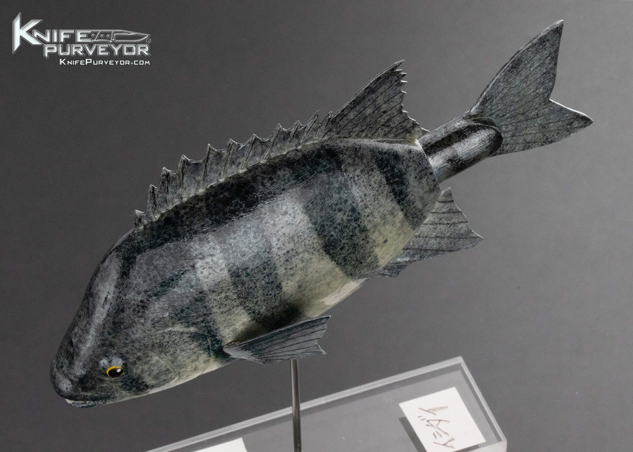 Tsuguo Kurrosawa Knife Custom Knife Ishidai Striped Beakfish