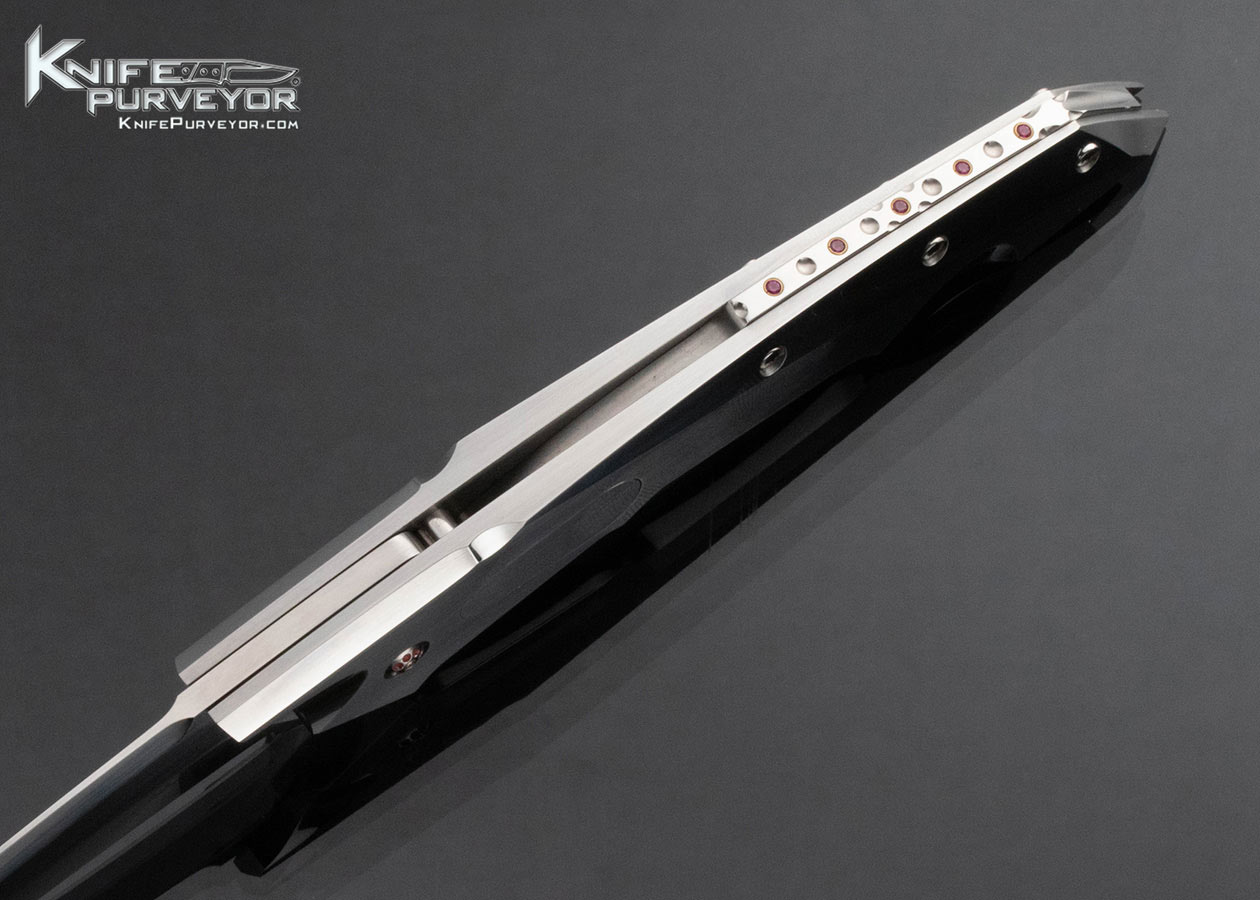 Jeff Harkins Custom Knife All Steel Alpha Automatic Linerlock - Image 5