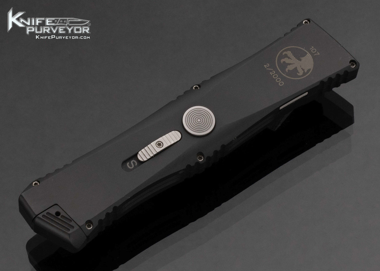 Microtech Custom Knife Combat Talon II Blade Ground by Walter Brend OTF Single Action Automatic #107 - Image 4
