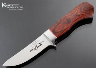 Dr. Fred Carter Custom Knife Cast 440C and Wood Upswept Hunter 16523