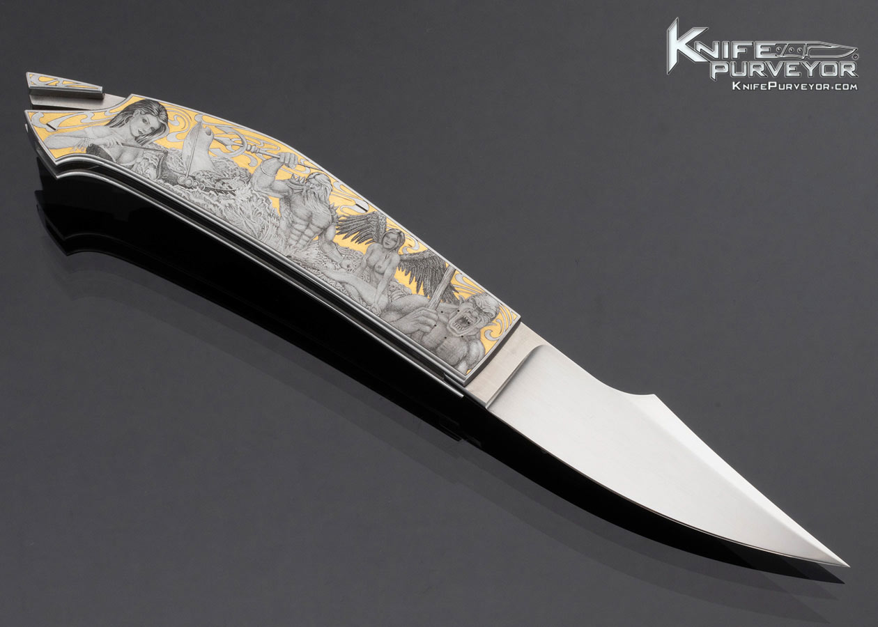Emmanuel-Esposito-Custom-Knife-The-Iliad-The-Odyssey-Engraved-Jumbo-Rhino-Tail-Lock-by-Brian-Hochstrat-French-Fitted-Display-Case-16515