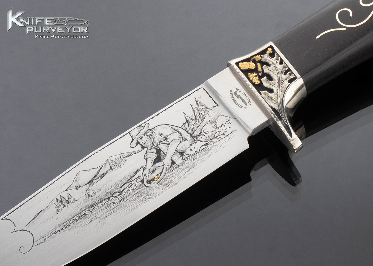 Jim Sornberger "Chasing The Dream" California Gold Rush Themed Engraved Sole Authorship - Image 2