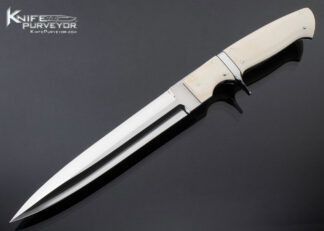 Joe Kious Custom Knife Fixed Blade Mammoth Subhilt Dagger