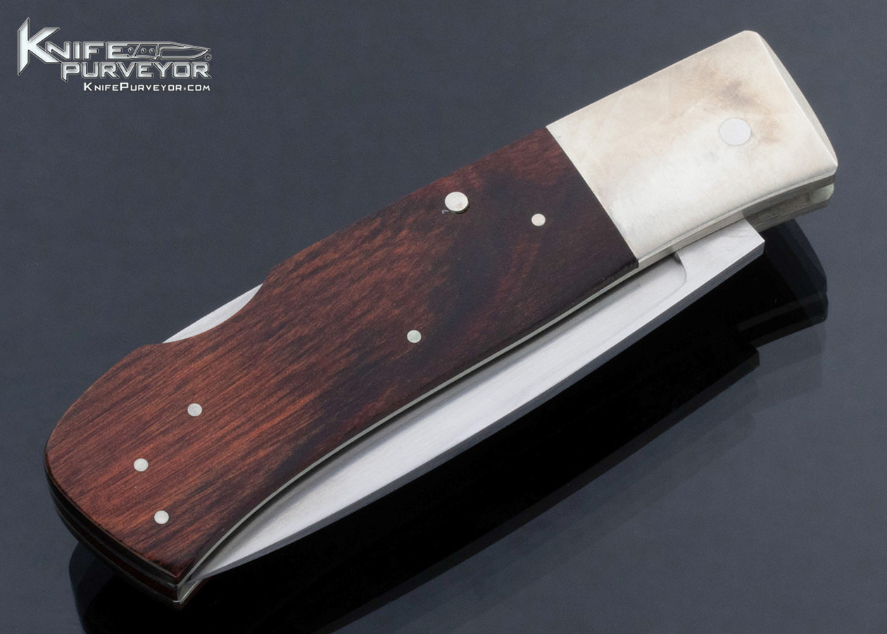 Frank Centofante Custom Knife Desert Ironwood Folding Knife - Image 3