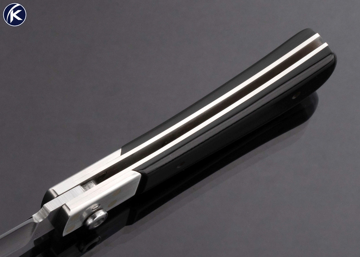 Paul Fox Custom Knife Black Composite Toggle Lock #26 - Image 6