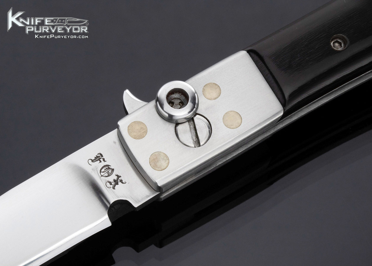 Paul Fox Custom Knife Black Composite Toggle Lock #26 - Image 2