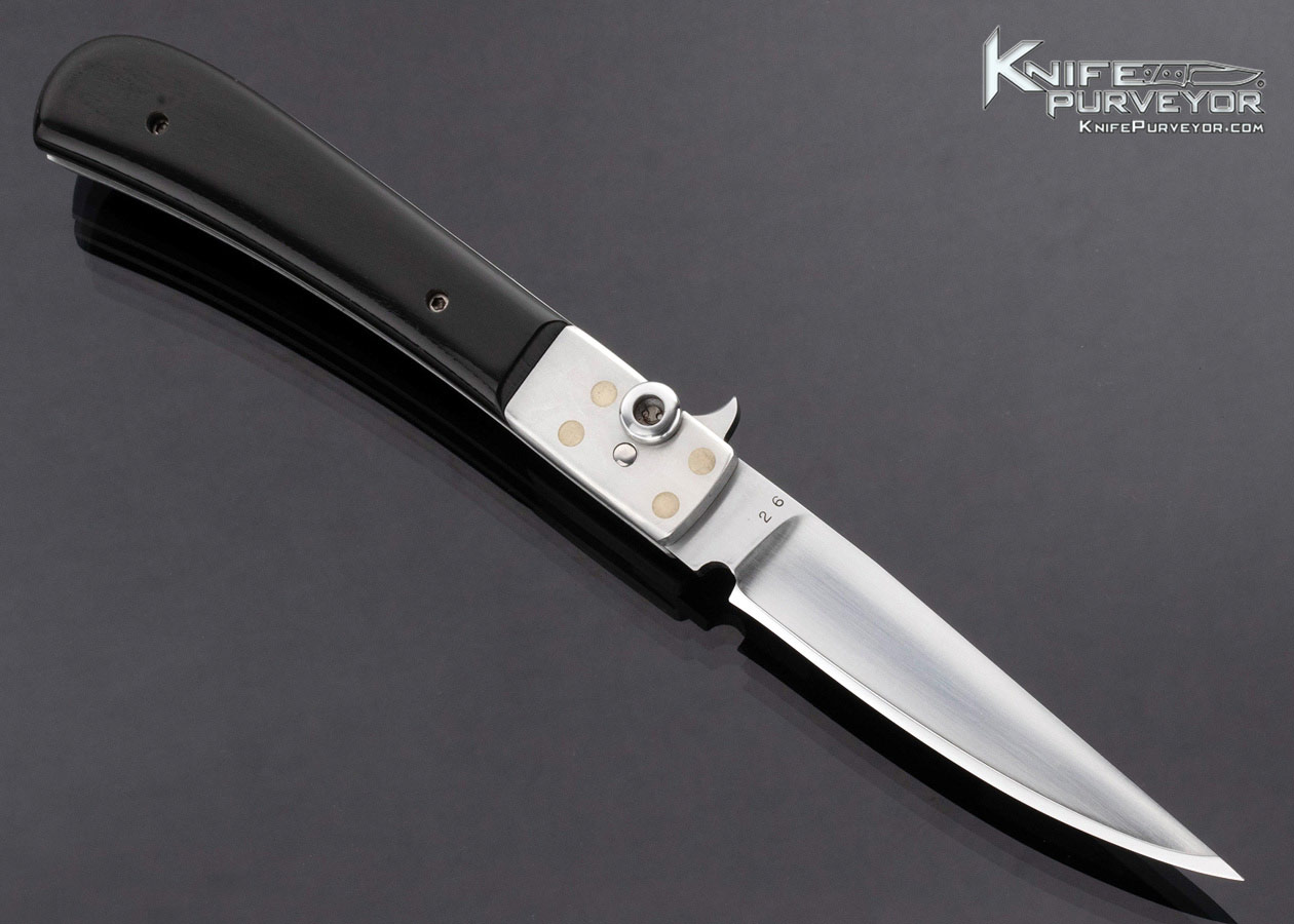 Paul Fox Custom Knife Black Composite Toggle Lock #26 - Image 4