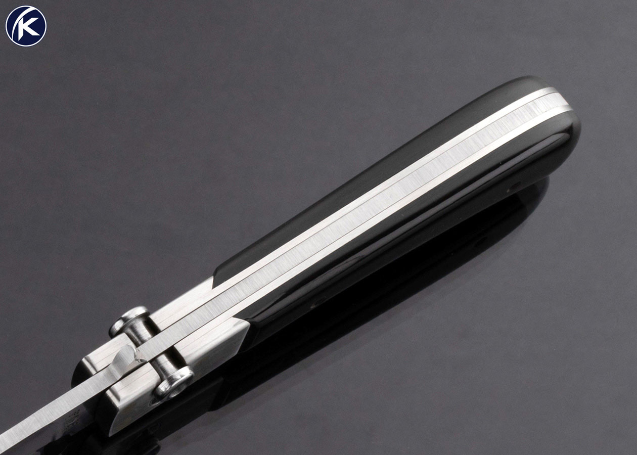 Paul Fox Custom Knife Black Composite Toggle Lock #26 - Image 5