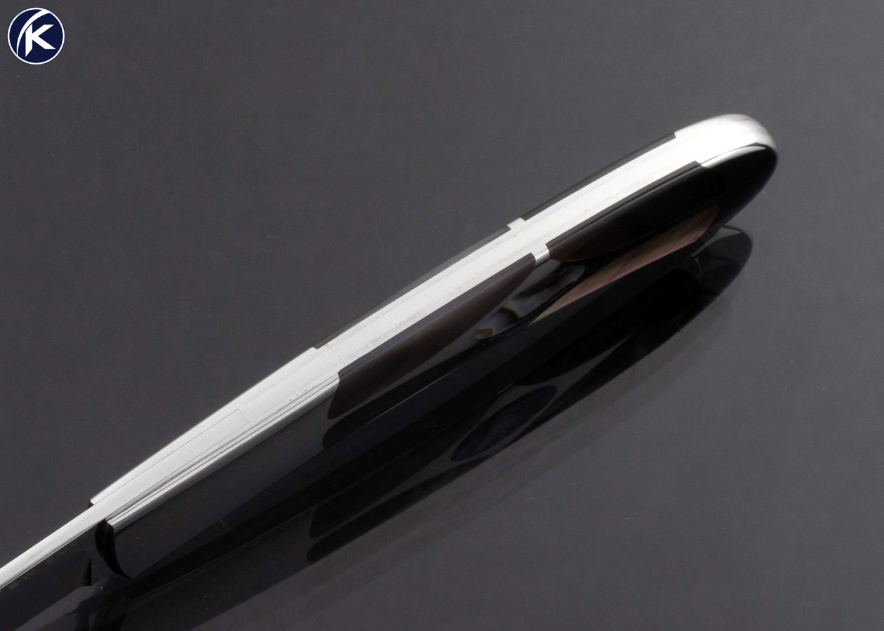 Scott Sawby Custom Knife Multi Pearl Stainless Steel Self Lock - Image 5