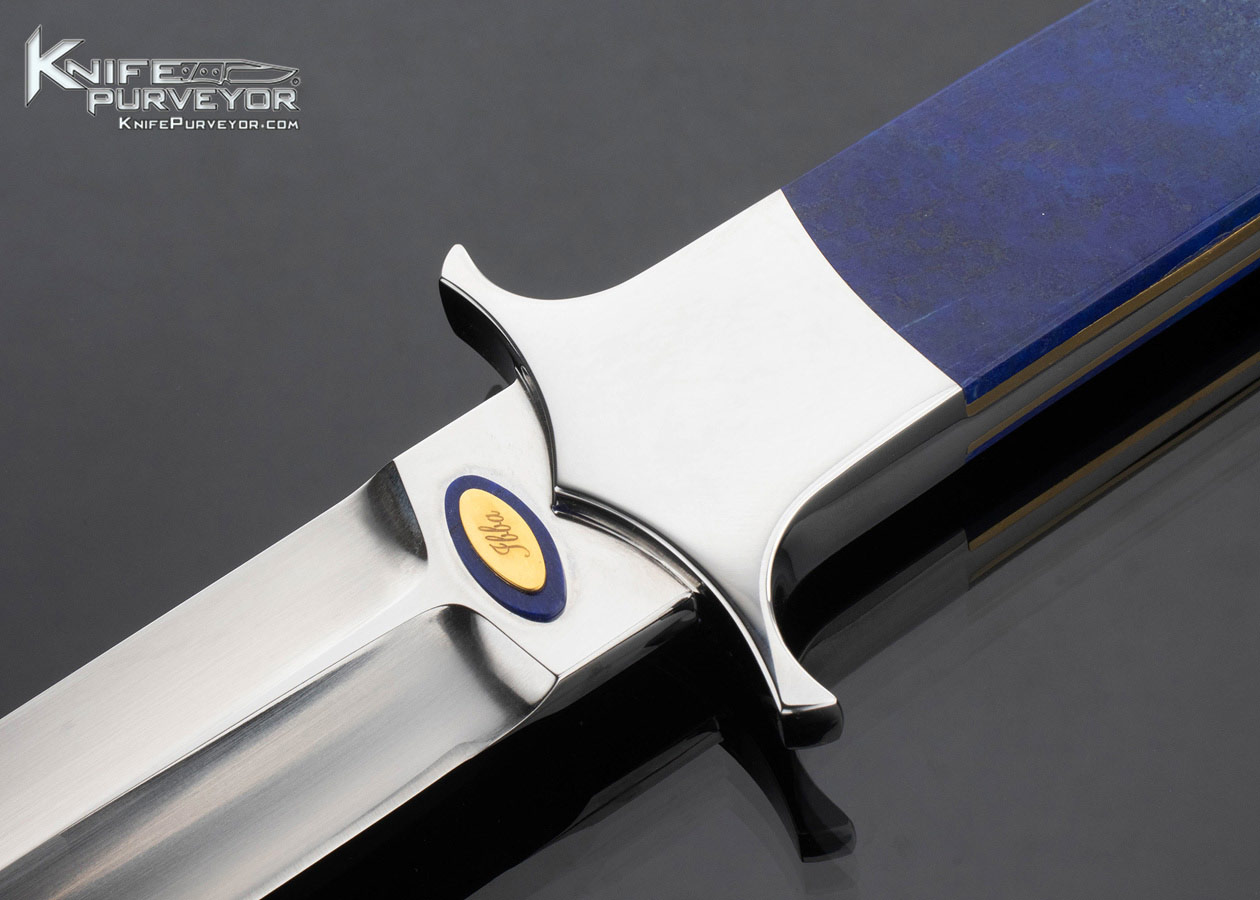 Daniel Ibba Custom Knife Integral Blue Lapiz Lazuli - Image 2