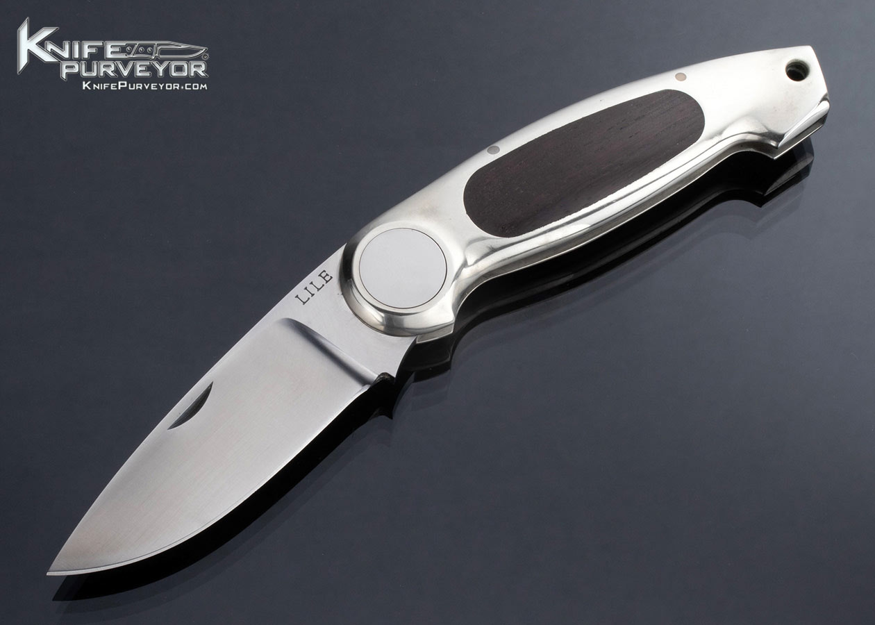 Jimmy Lile Custom Knife Rosewood Button Lock #137 16968