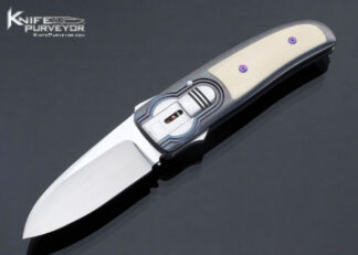 Michael Walker Custom Knife Titanium Mammoth Interframe D-Lock 16982