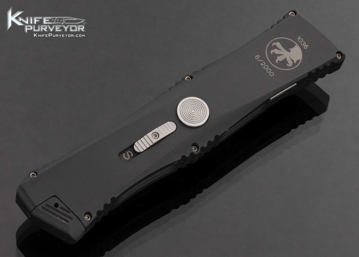 Microtech Custom Knife Combat Talon II Blade Ground by Walter Brend OTF Single Action Automatic #1036 - Image 3