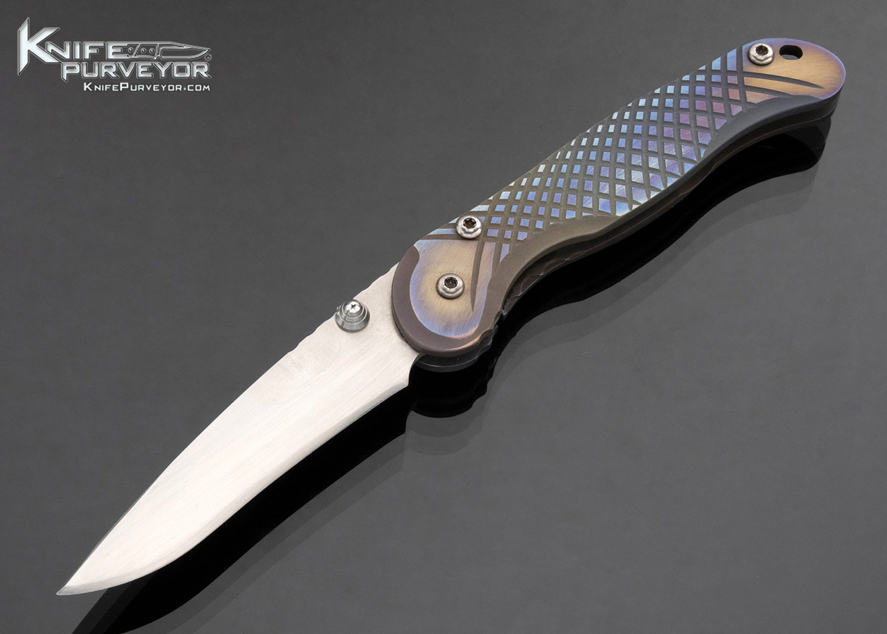 Darrel Ralph Custom Knife Machined Carved Titanium Apogee Framelock 17163