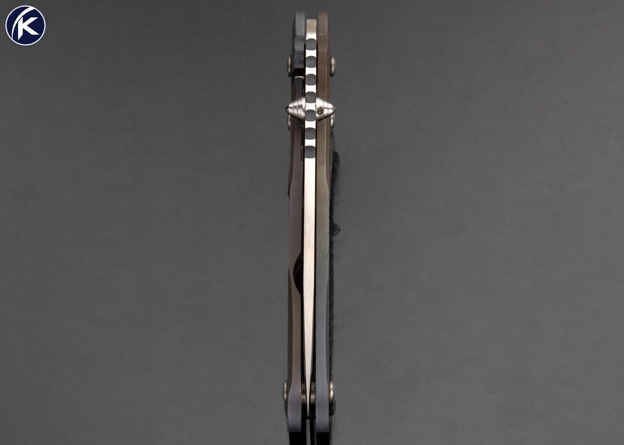Darrel Ralph Custom Knife Machined Carved Titanium Apogee Framelock 17163