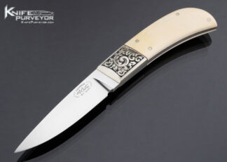 Fred Carter Custom Knife Sole Authorship Engraved Mammoth 17211